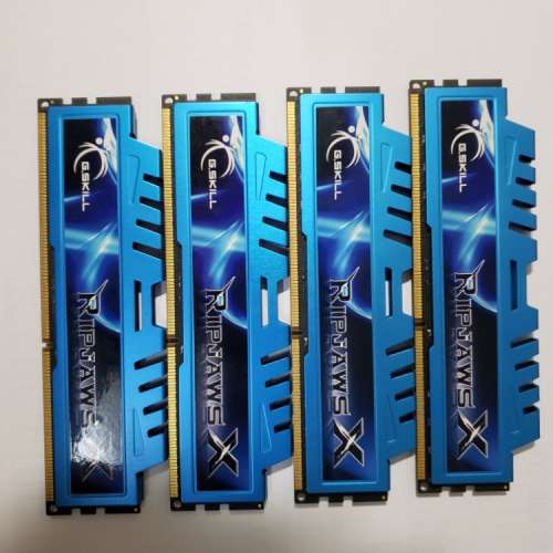 G.Skill Ripjaws 16G (4x4 gb) DDR3-1600 PC3-12800 (Blue)