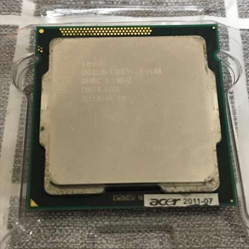 二手 INTEL CORE I3-2100 LGA1155 CPU