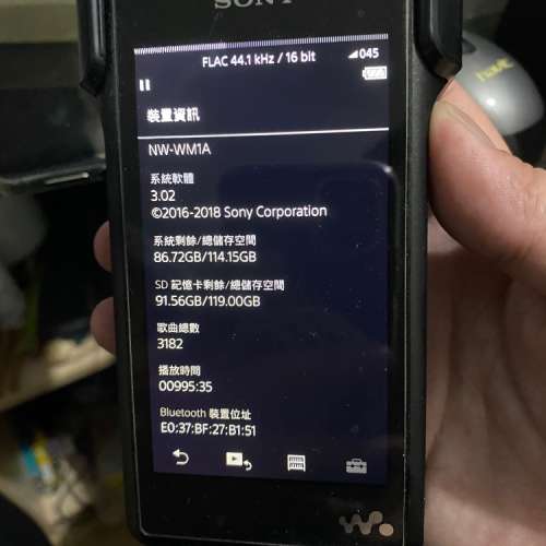 Sony NW-WM1A黑磚