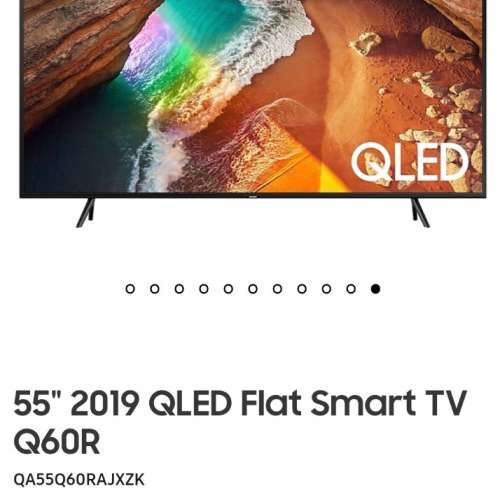 55" Samsung 4K HDR QLED Smart TV