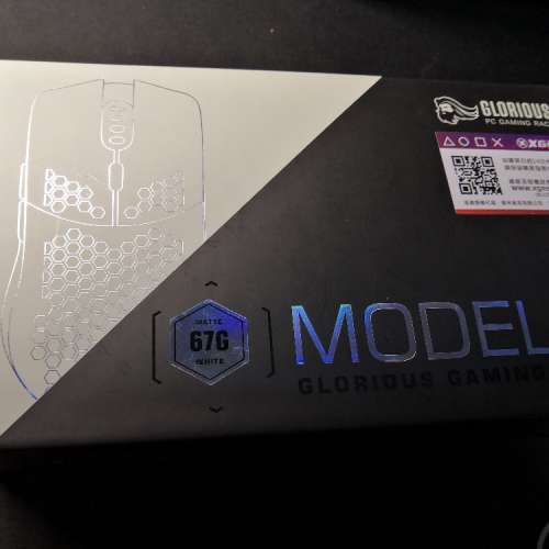 全新Glorious Model O RGB Mouse(啞面白色)