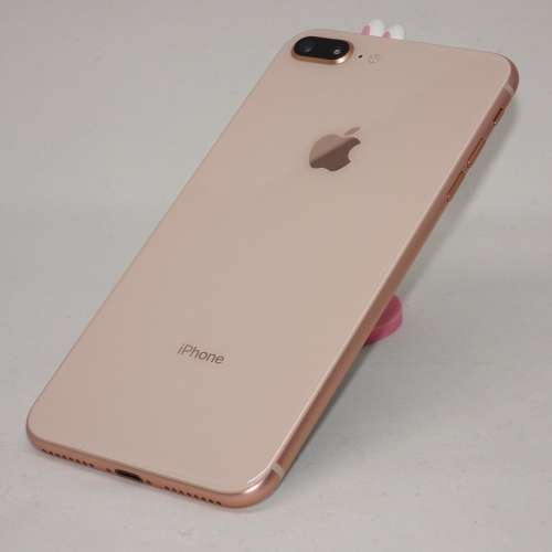 [7日保用] 新淨無花 港行ZP iPhone 8 Plus 256GB金/粉 功能正常電池良好 有盒全套新...