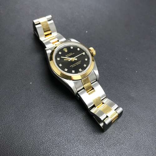 女裝 Rolex 金融鑽石 錶 正品 全自動 新淨