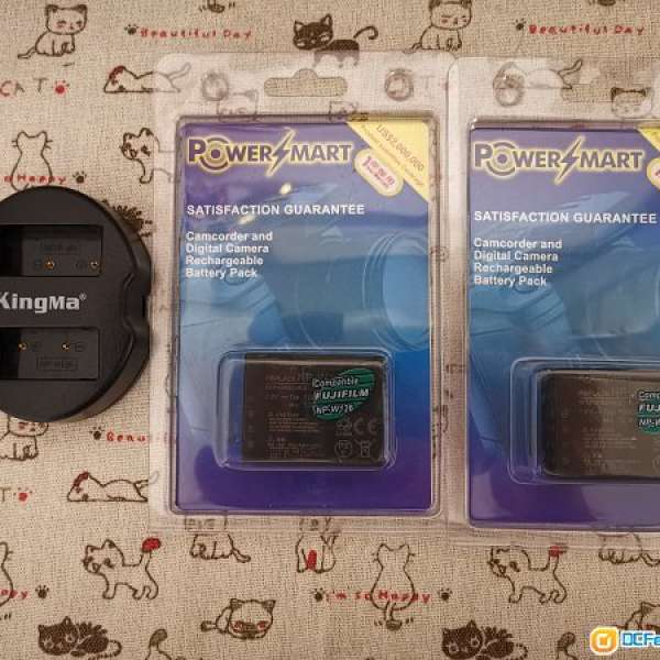 Powersmart 電池 加 充電器 for Fujifilm