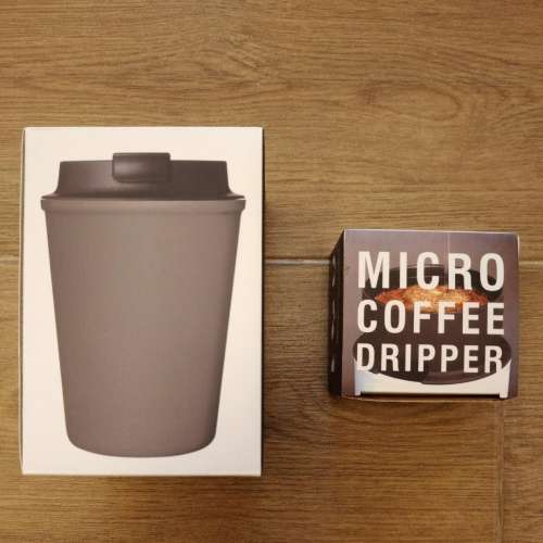 Rivers Wallmug Sleek, Double Wall, 350ml, 100% new, with Micro Coffee Dripper