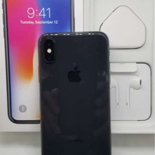 IPHONEX 64GB 太空灰 5.8寸 大屏, 有齊全套配件,附送全新保護貼及保護套,FULLSET!~