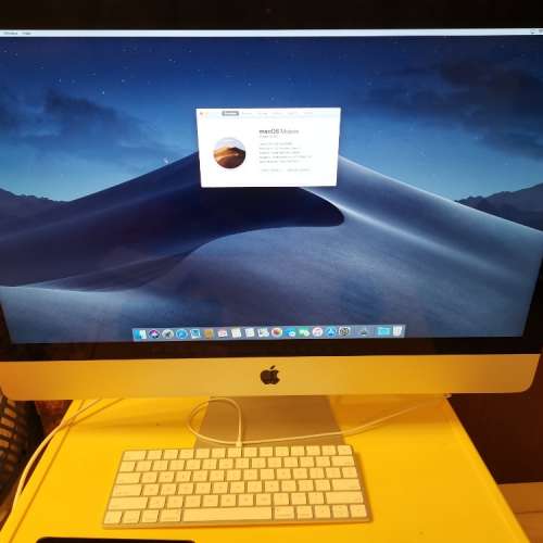 平售 iMac 27" Late 2013 底座有些問題向前傾 畫面左右角有點入塵