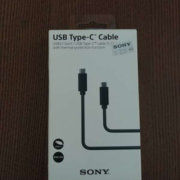 sony usb type-c usb 3.1gent 1m