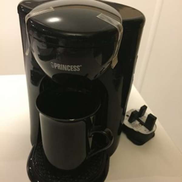 全新黑色PRINCESS荷蘭公主牌一杯式蒸餾咖啡機