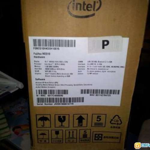 紫白色富士通 M2010 net book  全套齊盒全原裝行貨..交換note book