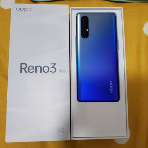 Oppo Reno 3 Pro 5G 8GB+128GB 國行 藍色星夜 95%新