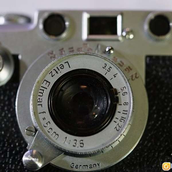 Leica IIIf Red Scale with Elmar 5cm f/3,5