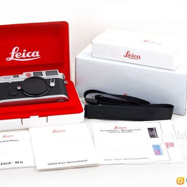 new*Leica M6 10414 Silver Camera Big M6 No: 173xxxx Full Set in a Box#