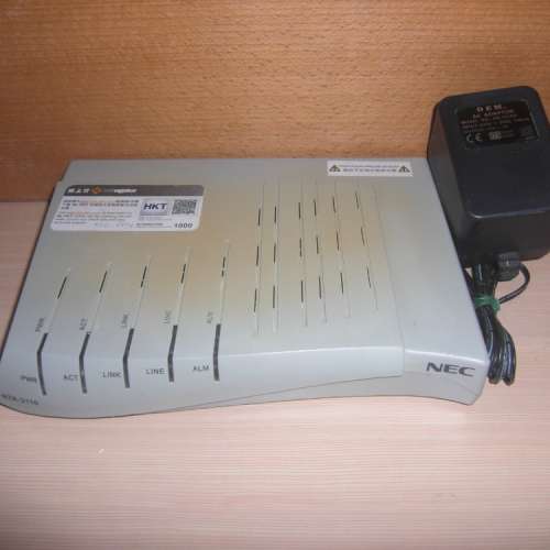 ★★★ NEC NTA-3110 ADSL Modem 適合還機 PCCW NETVIGATOR 網上行 Now TV 寬頻電視...