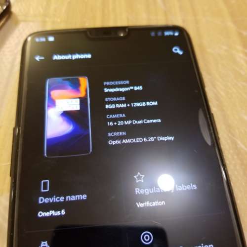 OnePlus 6 128gb 8gb ram