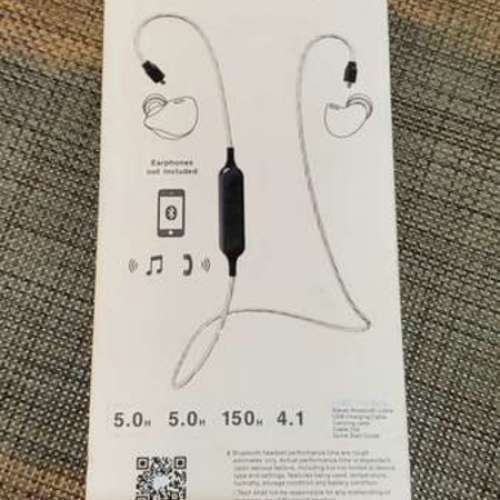 95% New ProStereo L5 MMCX 接口 鍍銀4N高純度無氧銅 立體聲藍牙耳機線