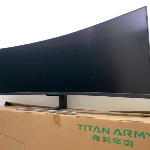 99%新 49"吋 超闊曲屏幕 32:9 Titan Army 顯示器 monitor
