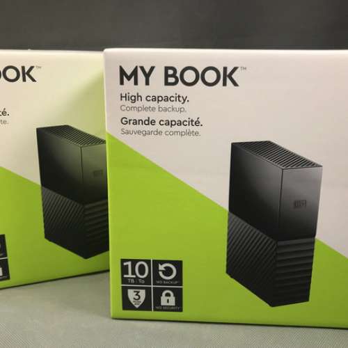 全新未開封 WD My Book External 10 TB USB3.0 外置硬碟