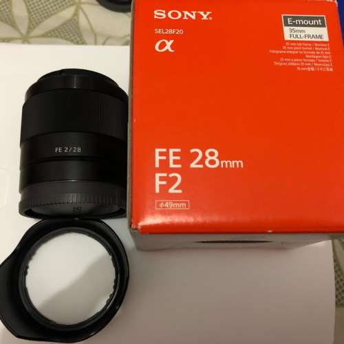 Sony Fe 28 f2 ,有盒冇單冇保養