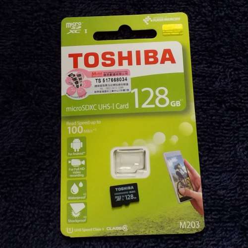 95%新 TOSHIBA 128GB microSDXC Card