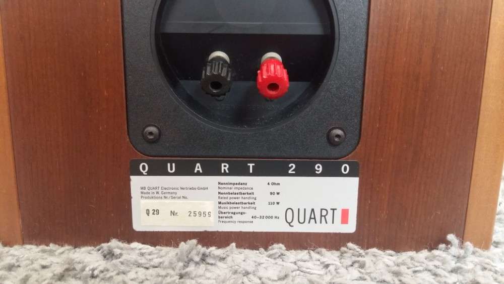 quart 290 speakers