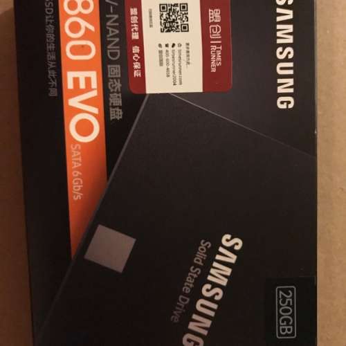 未開盒 Samsung 860 EVO 250GB