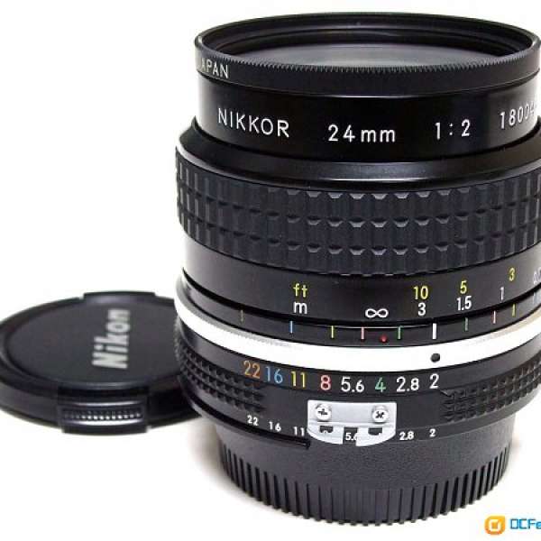 極新淨 Nikon Nikkor Ai 24mm F2 + Nikon L37c filter