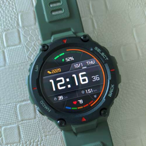 只買了1個月，小米旗下華米 Amazfit T Rex (t-rex) 軍用級別智能手錶 smart watch (...