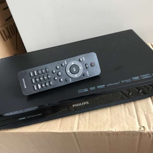 Philips DVD player DVP3880K  (有搖控)