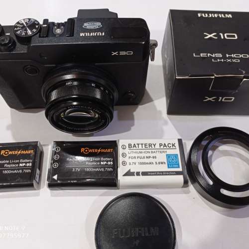 Fujifilm X30+Hood=HKD1100