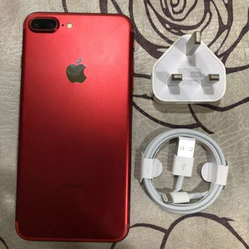 99%New iPhone 7 Plus 128GB 紅色 香港行貨 超新淨 無花無崩