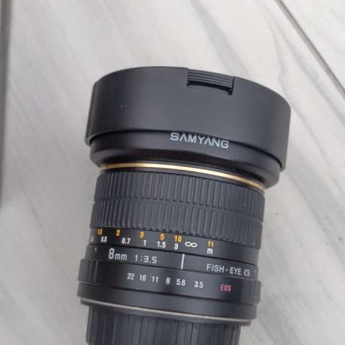 Samyang 8mm F/3.5 EF mount 合APS-C