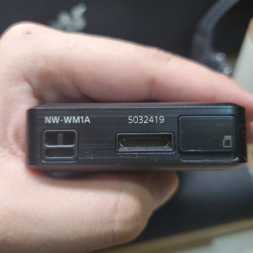 Sony NW-WM1a 黑磚連皮套