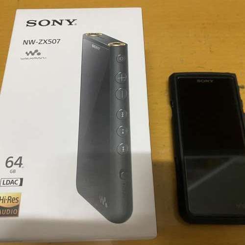 Sony NW-ZX507 黑色 9成新 有單有保 連Musashino Label黑黃殻