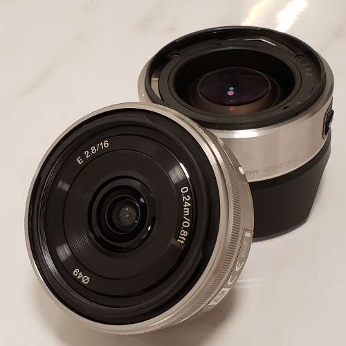 Sony 16mm F2.8 SEL16F28 E-mount 餅鏡 連廣角鏡 VCL-ECU1
