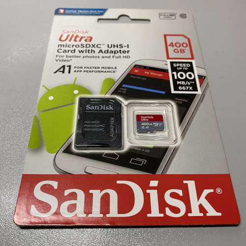 SanDisk Ultra microSDXC UHS-I (A1) 400GB (全新)