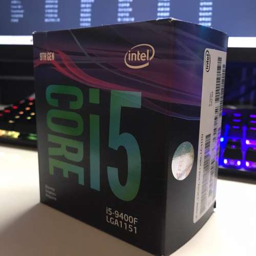 Boxed Intel® Core™ i5-9400F Processor (9M Cache, up to 4.10 GHz) FC-LGA14C