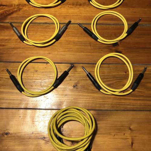 Cables Set for studio/live-house (10 XLR cables/13 jack cables/5 jack-to-XLR)
