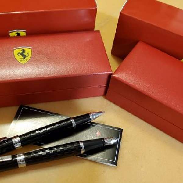  Sheaffer x Ferrari Fountain Pen Rollerball Pen Set 犀非利法拉利墨水筆及走珠...