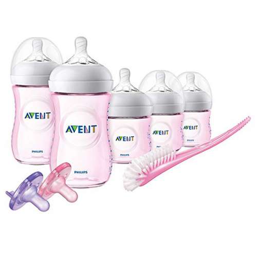 🔥SALE🔥Philips Avent Natural Baby Bottle Newborn Starter Gift Set (Blue, Pink)