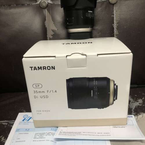 完美新淨行貨長保用 Tamron 35 35mm F1.4 E Sony Mount