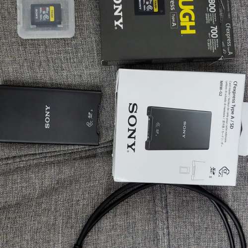 Sony CFexpress Type A 80GB (a7siii用) CFexpress TYPE A SDHCii Card Reader MRW-G2