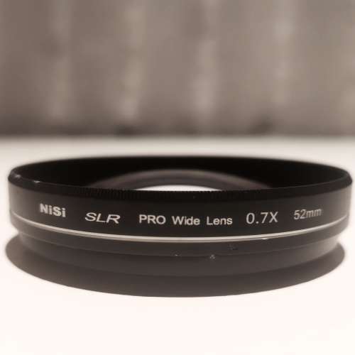 nisi 0.7x wide angle lens 廣角增距鏡 接口52mm，低價出售