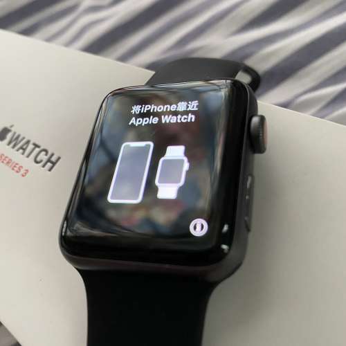 apple watch series 3 42mm lte + gps 黑色