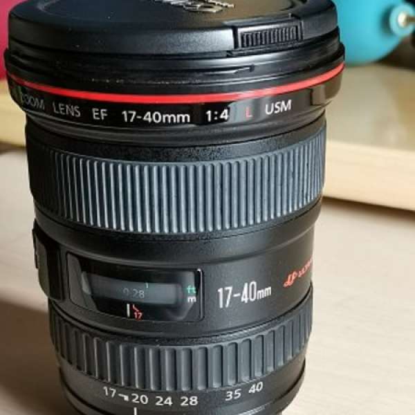 95% new Canon 17-40 f4L