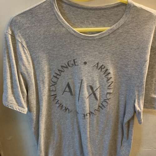 Armani Exchange AX 灰色 Tee S 碼