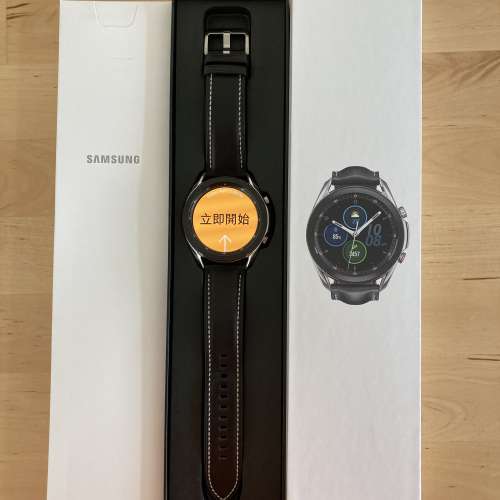 99% Samsung Galaxy Watch 3 不鏽鋼 45mm (LTE)黑色 行貨 $3200