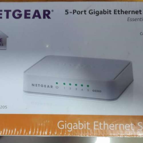 Netgear 5-port Gigabit Ethernet Switch GS205v2