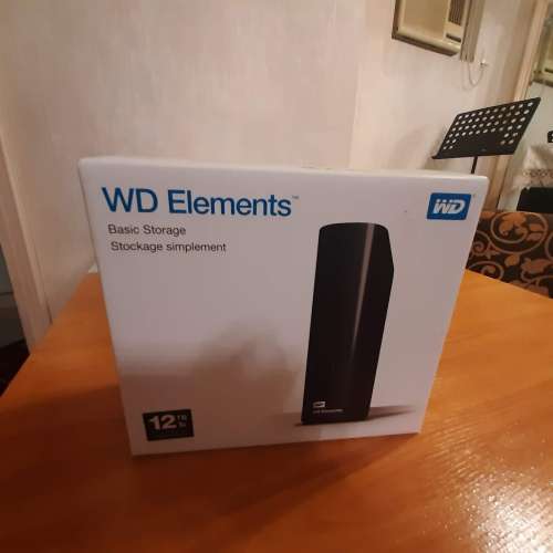 全新 Western Digital WD Elements Desktop 12TB (USB 3.0) 外置硬盤 ext. HDD Har...