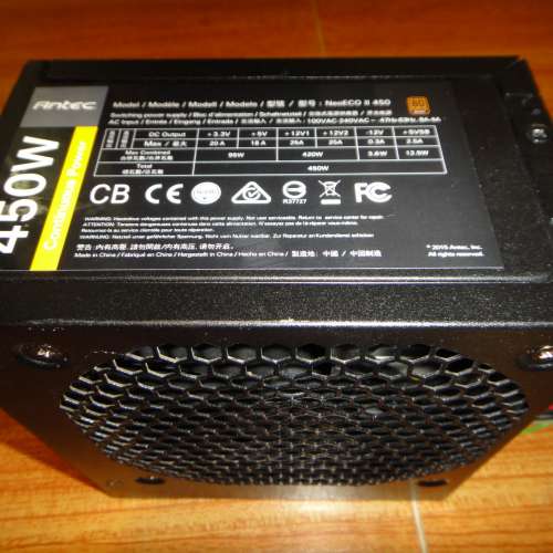 Antec Neo ECO II 450W 80plus銅 ATX火牛***另一隻 AcBel PCB040 i-Power G 450W 8...